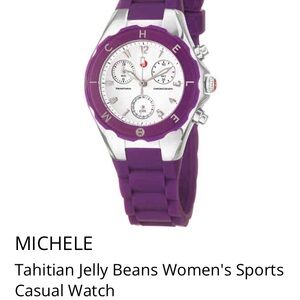 MICHELE
Tahitian  Purple Jelly Beans Women's Sports Casual Watch